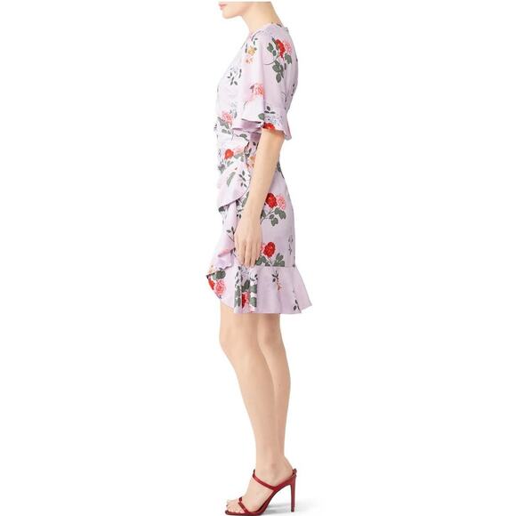 Keepsake the Label Pretty One Floral Mini Dress in Lilac Size M - Picture 7 of 13